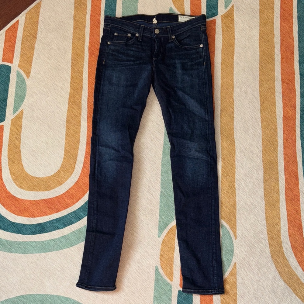 Rag & Bone Dark Blue Skinny Jeans